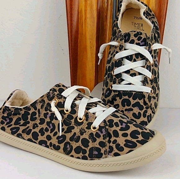 ❤️ BUNDLE ONLY ❤️ Leopard Print Classic No Tie Comfort Fit Tennis - Picture 12 of 12